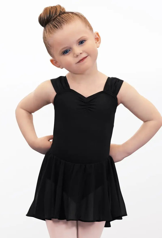 Weissman - Kids Shirred High-Low Dress